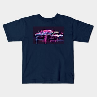 Painted American Muscle Car Kids T-Shirt